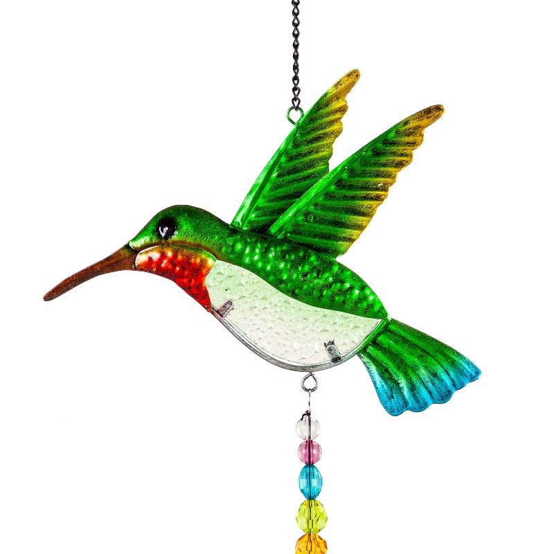 Hanging Glass Handcrafted Hummingbird